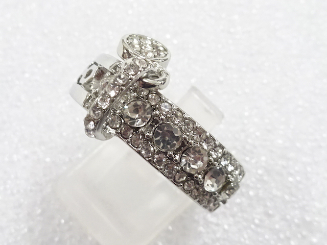 JAPANESE KIMONO / ANTIQUE CRYSTAL RING (SIZE 26)